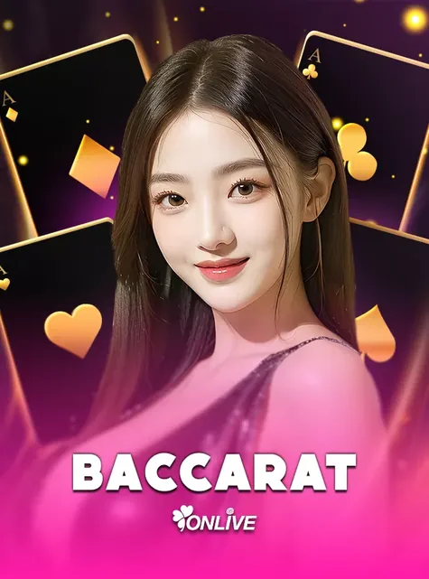 โต๊ะบาคาร่าสดดีลเลอร์หญิงชุดชมพูอ่อน บนโต๊ะสดหน้าแรก